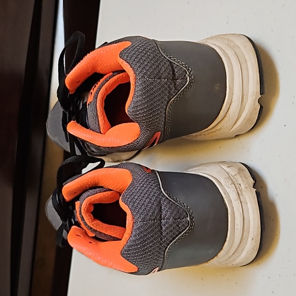 NIKE DOWNSHIFTER 6 GRAY ORANGE 9.5 WOMEN'S sneakers running athletic - Picture 6 of 9